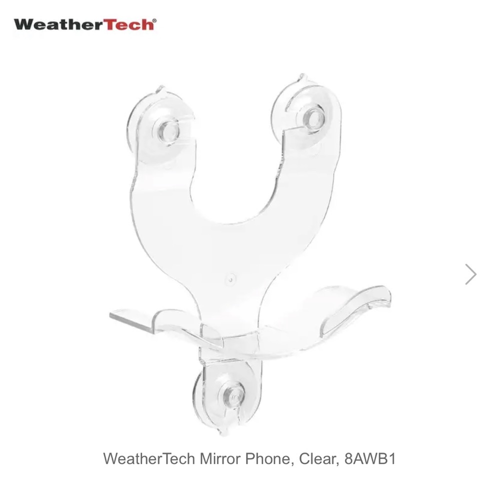 WeatherTech Clear Mirror Phone Holder